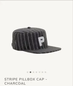 帽子 POINTLESS JOURNEY PILLBOX CAP CHARCOAL M pointless journey STRIPE PILLBOX CAP - メルカリ