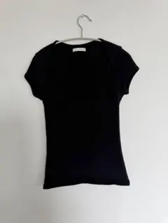 【最終値下げ】ZARA 半袖カットソー ブラック Mサイズのサムネイル