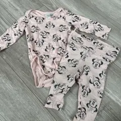 H&M ミッキー・ミニー ロンパース・カバーオール 4-6M