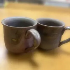 備前焼マグカップ 2個セット