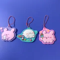 らぶいーず ぷっくりラバマス付きグミ　ラバーマスコットのキーホルダー