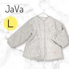 ノーカラー キルティングジャケット