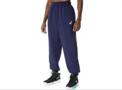 未使用 asics アシックス スウェットパンツ ボトムス 2XL ネイビー系