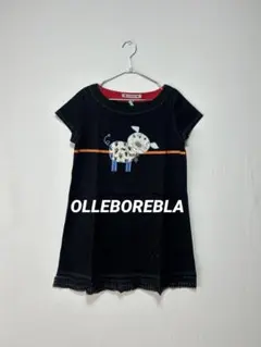 美品✨ OLLEBOREBLA アルベロベロ チュニック ブタさん アニマル snc アルベロベロ ALBEROBELLO チュニック 黄緑 茶 マルチ ブタ柄