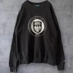 90'champion 古着 ストリート カレッジプリント スウェットトレーナー