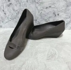 クロックス crocsウェッジソール パンプス w7 ブラウンのサムネイル