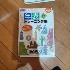 年表トレーニング帳 歴史 サピックス 中学受験