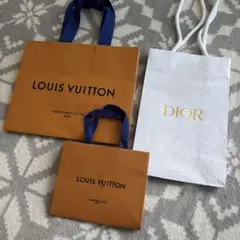 LOUIS VUITTON &Dior ショップ袋セット