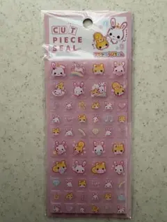 ☆フワフワらびちゃん ピンク タイルシール☆