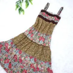 ME&ME COUTURE アンティーク 花柄ワンピースタグ付き - メルカリ