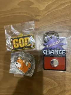パチスロ キーホルダー 3点セット GOD ジャグラーのサムネイル