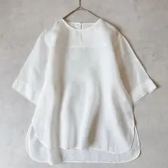 ろ*ん様 yuni ラミー　ハンド刺繍　バーサカラーブラウス ろ*ん様 yuni ラミー ハンド刺繍 バーサカラーブラウス - メルカリ