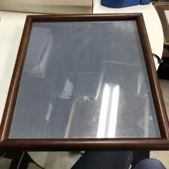 木製茶色フレーム 緑色裏面