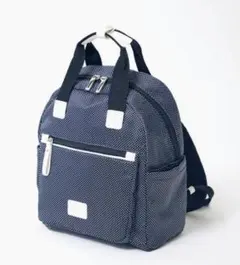 クロコダイル ネイビー・ドットバックパック