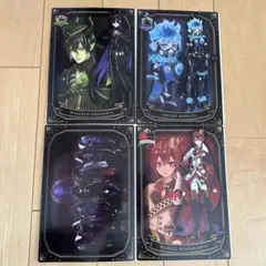 ツイステ　クリアビジュアルポスター　4枚セット