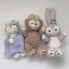 ダッフィー&フレンズぬいぐるみ３点/ シェリーメイ、ジェラトーニ、ステラルー