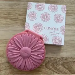CLINIQUE 花形コンパクトミラー ノベルティ