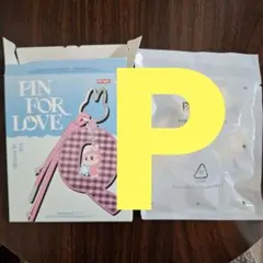 PINFORLOVEペンダント『P』POPMART　らぶぶ
