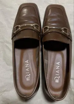 DIANA ローファー ブラウン 24cm 日本製 本革のサムネイル