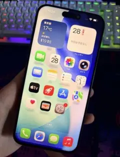 極美品iPhone15Promax 256GB/US/100%/SIMフリ