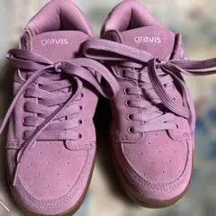 新品未使用gravis スニーカー パープル ガムソールのサムネイル