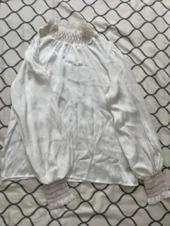 wcloset ホワイト　刺繍　ブラウス