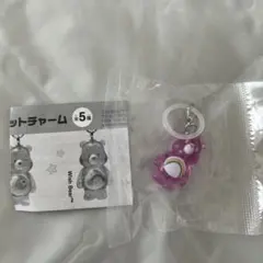 ケアベア　クリアマスコットチャーム　めじるしアクセサリー carebears