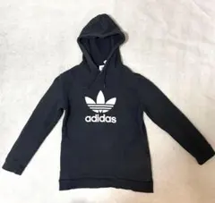 【adidas 】ブラックパーカー　Mサイズ