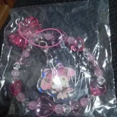 ②きらきらビーズチャーム【マイメロディ】