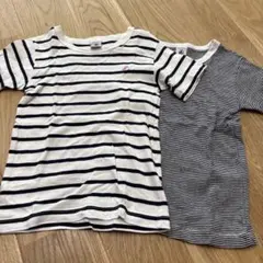 PETIT BATEAU ストライプ Tシャツ 116cm 2枚セット