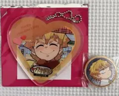 鬼滅の刃 ufotable キメツ学園 ハート型アクリルチャーム【我妻善逸】