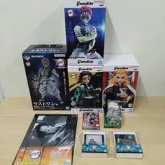 一番くじ 鬼滅の刃 上弦の参 他プライズフィギュア おまとめセット