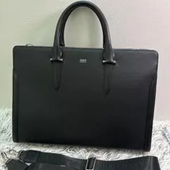 【美品】タケオキクチ　現行品　スパーダ　2way　レザービジネスバッグ　黒のサムネイル