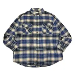 00s field & stream ヘビーネルシャツ オンブレ チェック 希少
