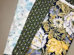 花柄綿生地セット 3点セット