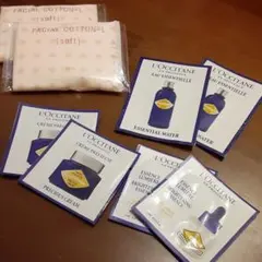 【新品・未使用】L'OCCITANE　化粧水　美容液　クリーム　コットン付き