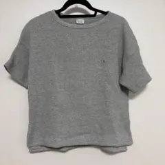 Champion ワッフル 半袖 Tシャツ グレー Mのサムネイル