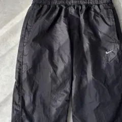 15788 NIKE 刺繍ロゴ スウォッシュ ワイド ナイロンパンツ