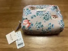 新品未使用　PAUL & JOE ACCESSORIES 猫柄 花柄 ポーチのサムネイル