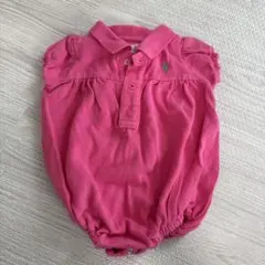 Ralph Lauren ピンクロンパース 6M