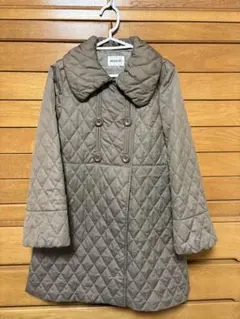 インゲボルグ ブラウン キルティング中綿ジャケット