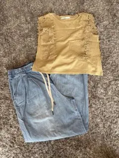 美品　ノースリーブ　トップス