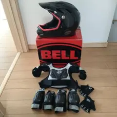 茅ヶ崎キャッシュレス対応/BELL BMXキッズヘルメットS/未使用プロテクター付き/買取強化中 BELL（ベル）SANCTION （サンクション）BMX ダートジャンプ キッズ用