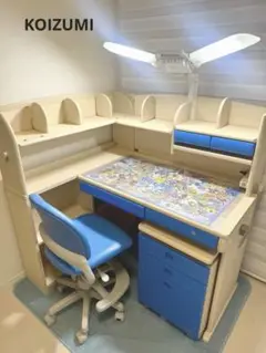 学習机 ライト付き 中古 大商産業 【デスクマット☆文具セット付】2025年 学習机 学習