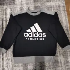 adidas ブラック グレー トレーナー 150