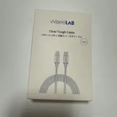WiseeLAB Clear Tough Cable USB-C 1.8m