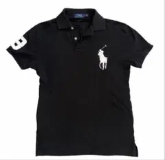 希少 Polo Ralph Laurenビッグポニー ブラック L 短丈