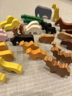 デュシマ 木製動物積み木
