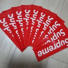 supreme box logo ステッカー 10枚