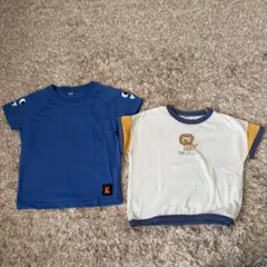 ベビー Tシャツ 2枚セット 80cm 西松屋 モンスター、ライオン